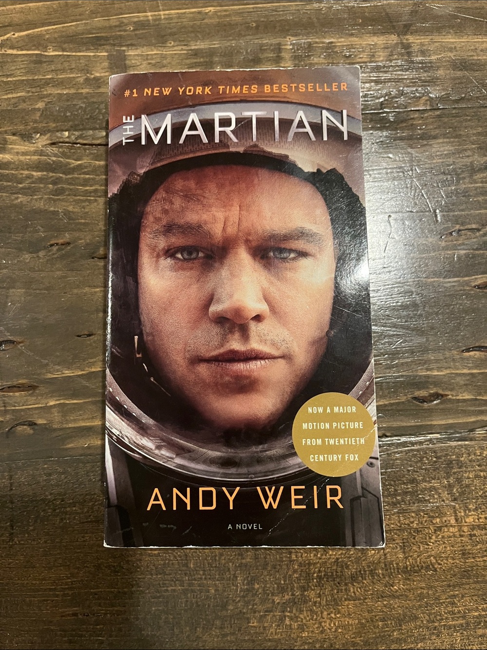 The Martian by Andy Weir — Brown Cover Paperback